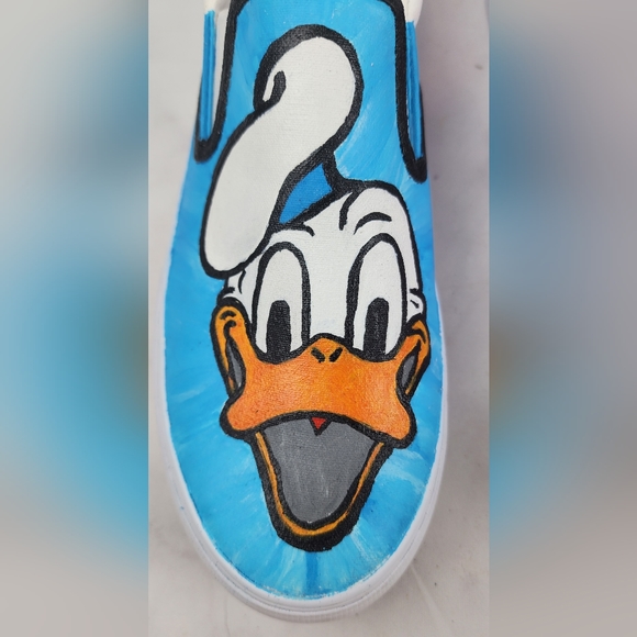 Hand Painted No Boundaries D&D Duck flats - Picture 7 of 11